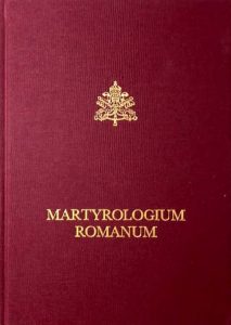 Buchcover Martyrologium Romanum 2004
