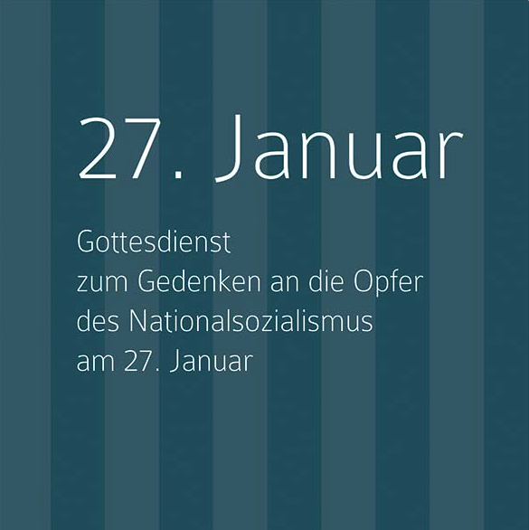 Gottesdienst zum Gedenken an die Opfer des NS